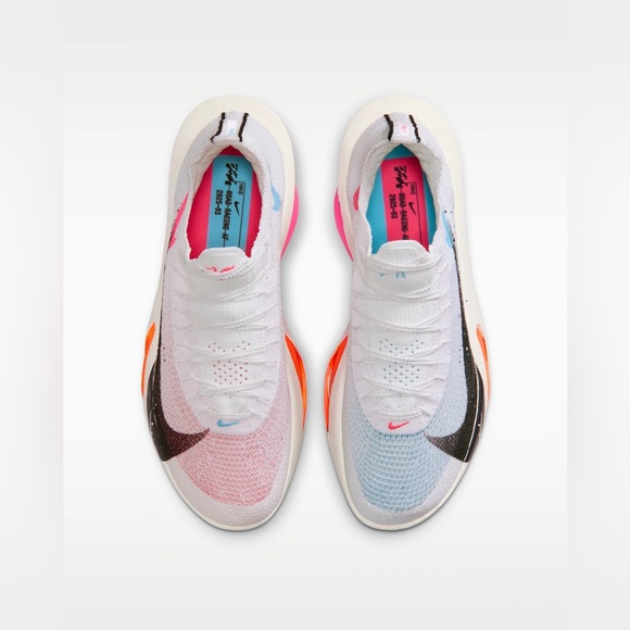 Nike Alphafly 3 Men's Road Racing Shoes Size 9 (M) / 10.5 (W) Pink/Blue/White - Picture 2 of 16